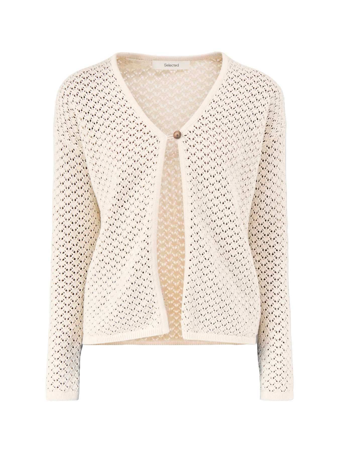 Ivy Structure Knit Cardigan Brown