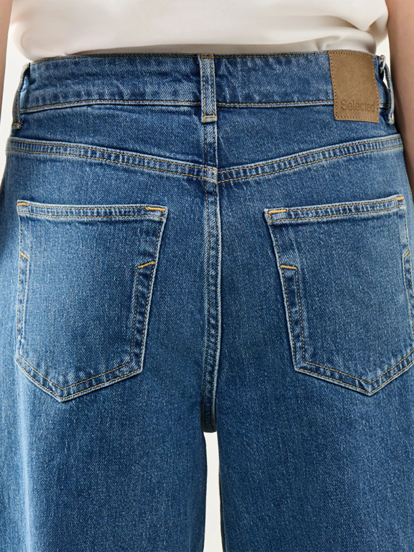 Loose Barrel Ane-Kori Mid-Waist Jeans Blue Denim - Image 3