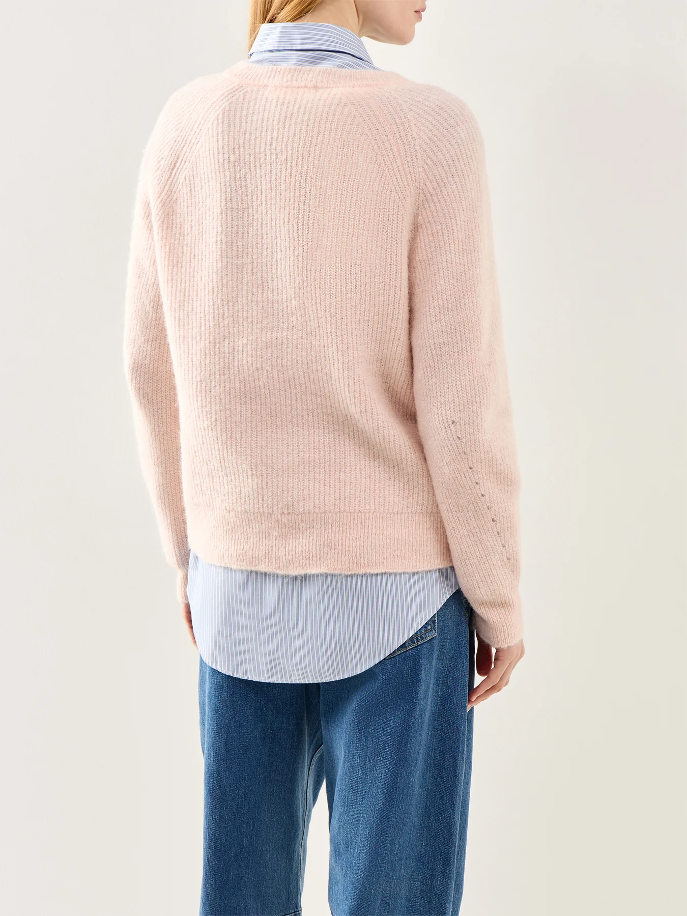 Lulu Long Sleeve Knit Short Cardigan Pink - Image 5