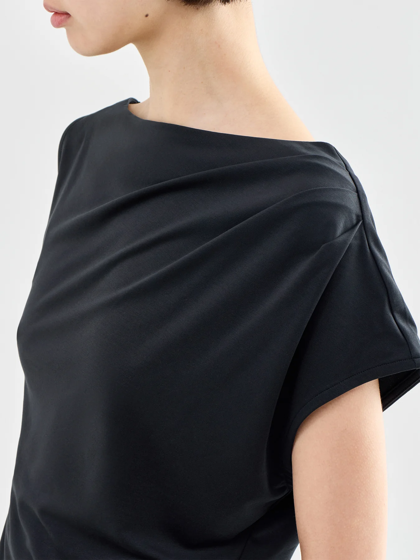 Molly Short Sleeve Top Black - Image 3