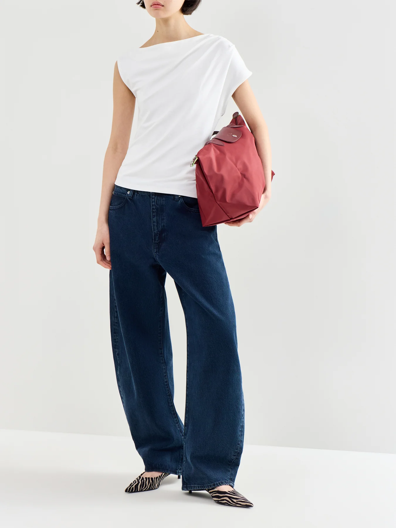 Molly Short Sleeve Top White - Image 2