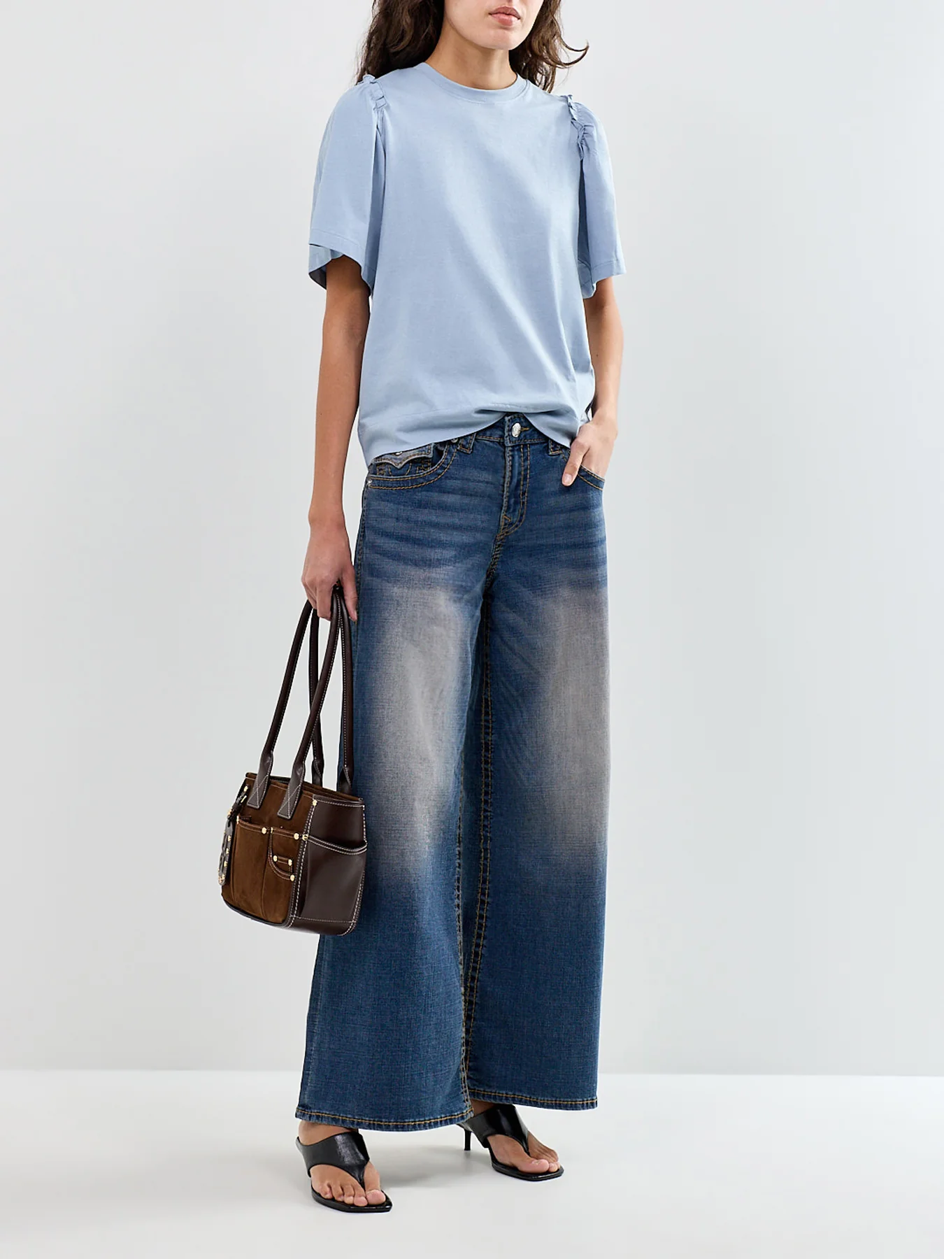 SLFPENELOPE 2/4 RUFFLE TEE NOOS - Image 2