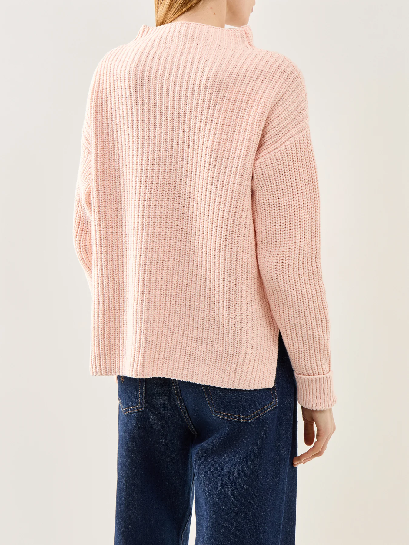 Selma Long Sleeve Knit Pullover Pink - Image 5