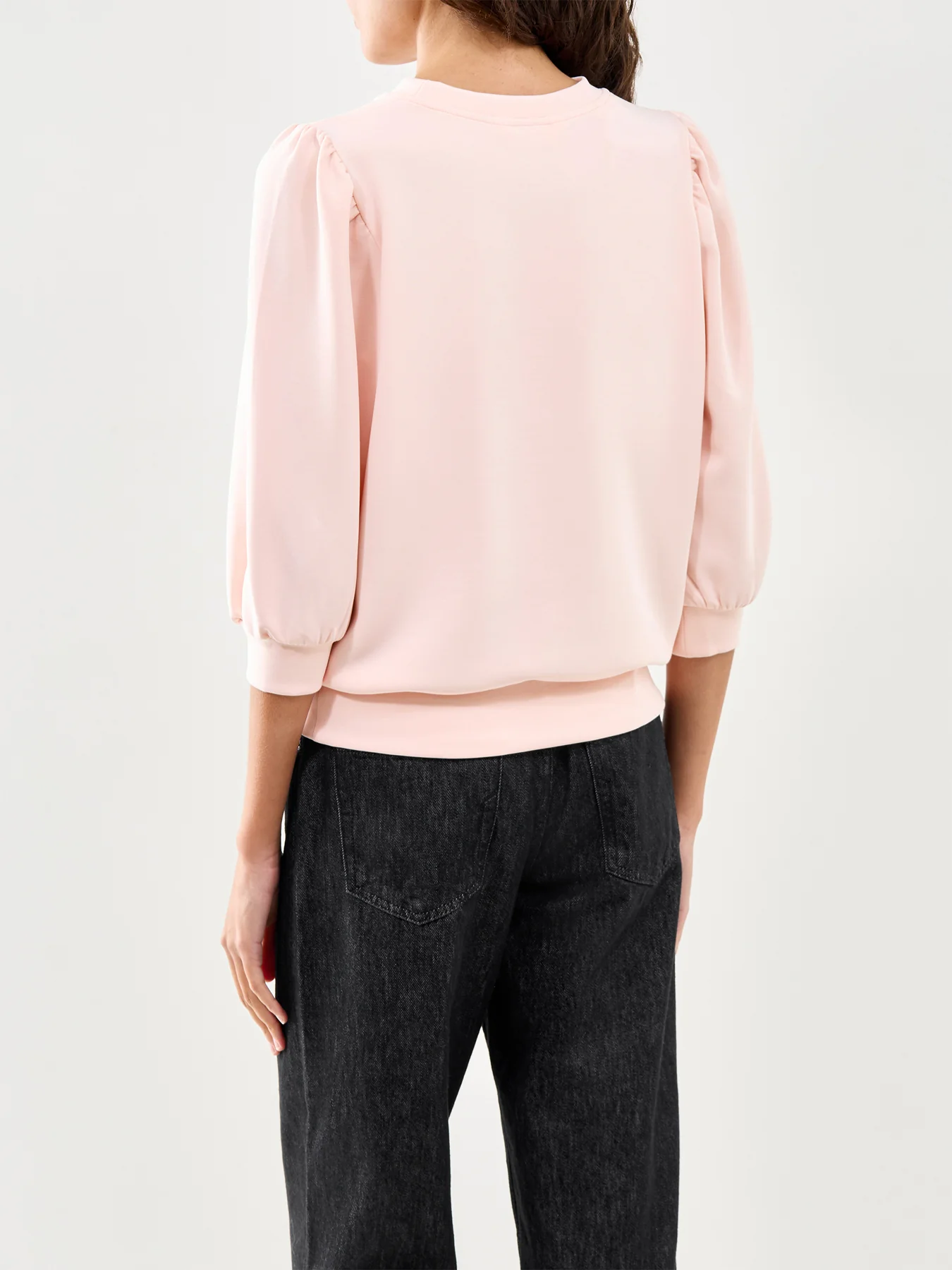 3/4 Sleeve Sweat Top Pale Dogwood - Image 5