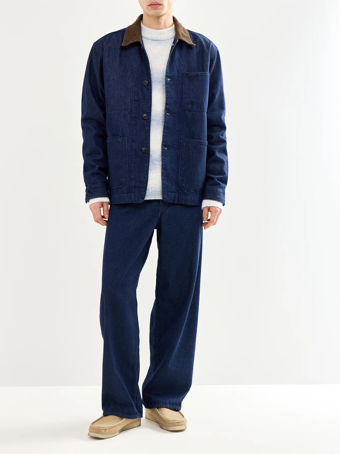 Wide Fit Denim Jeans Blue - Image 2