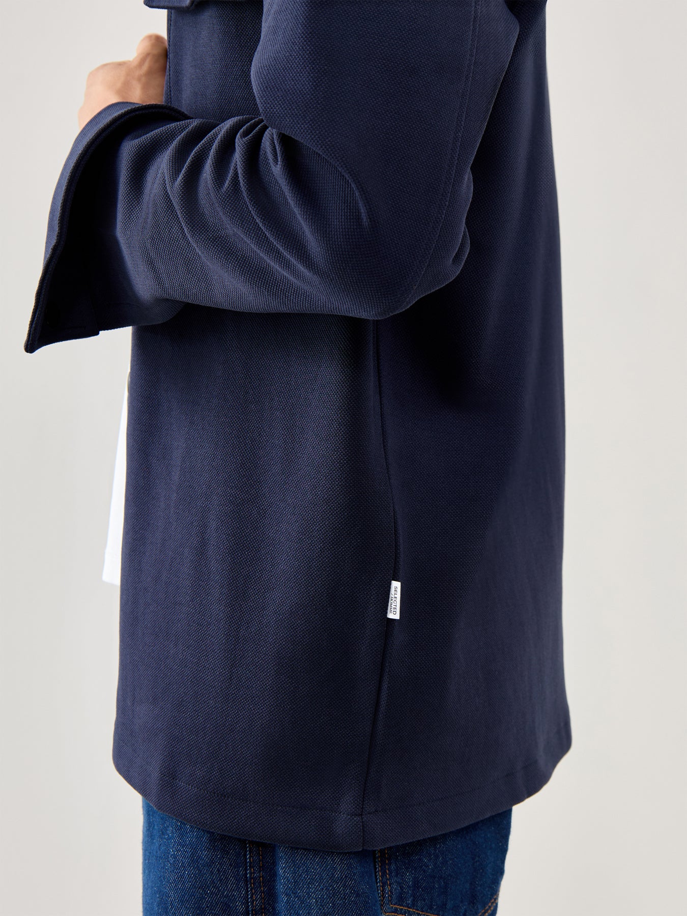 Jackie Sweat Jacket Navy Blazer - Image 3