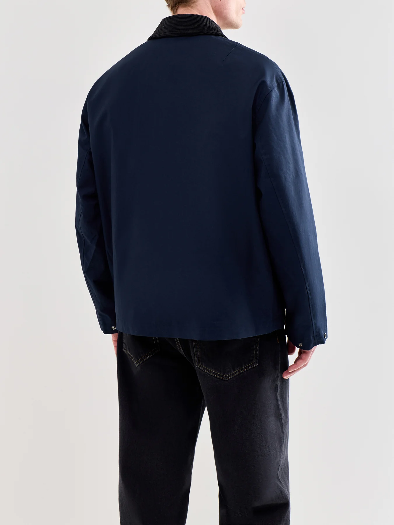 Kyle Organic Cotton Field Jacket Blue - Image 5