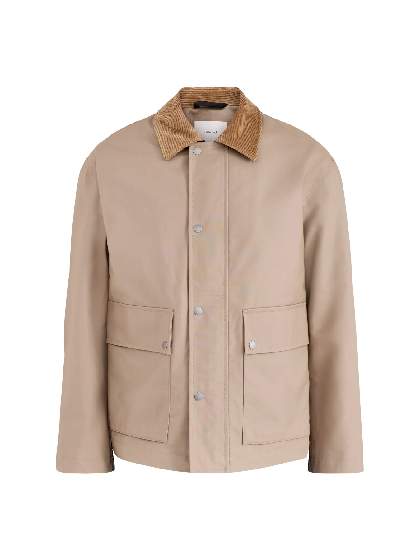 Kyle Organic Cotton Field Jacket Beige