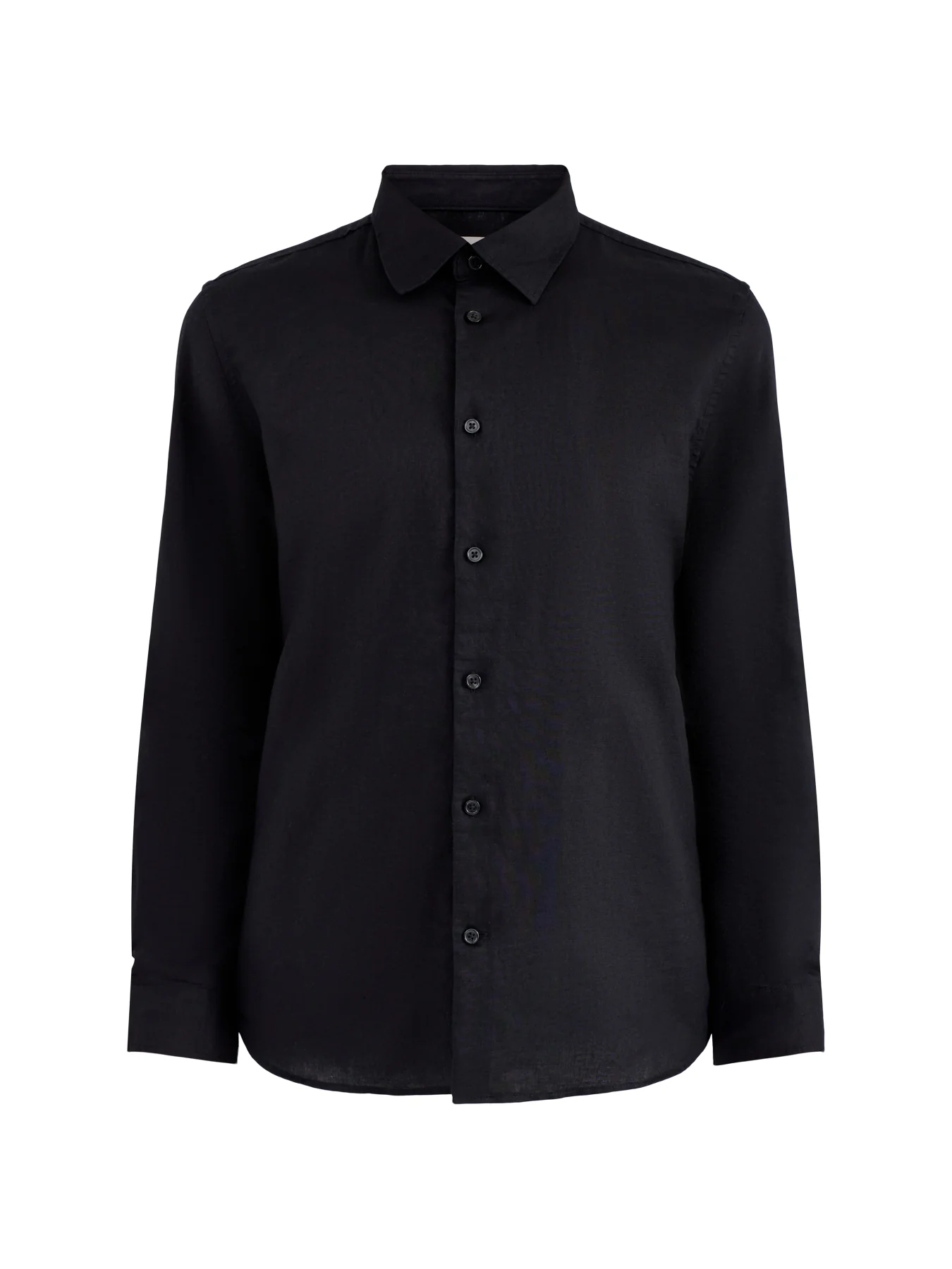 Clay Linen Blend Shirt Black