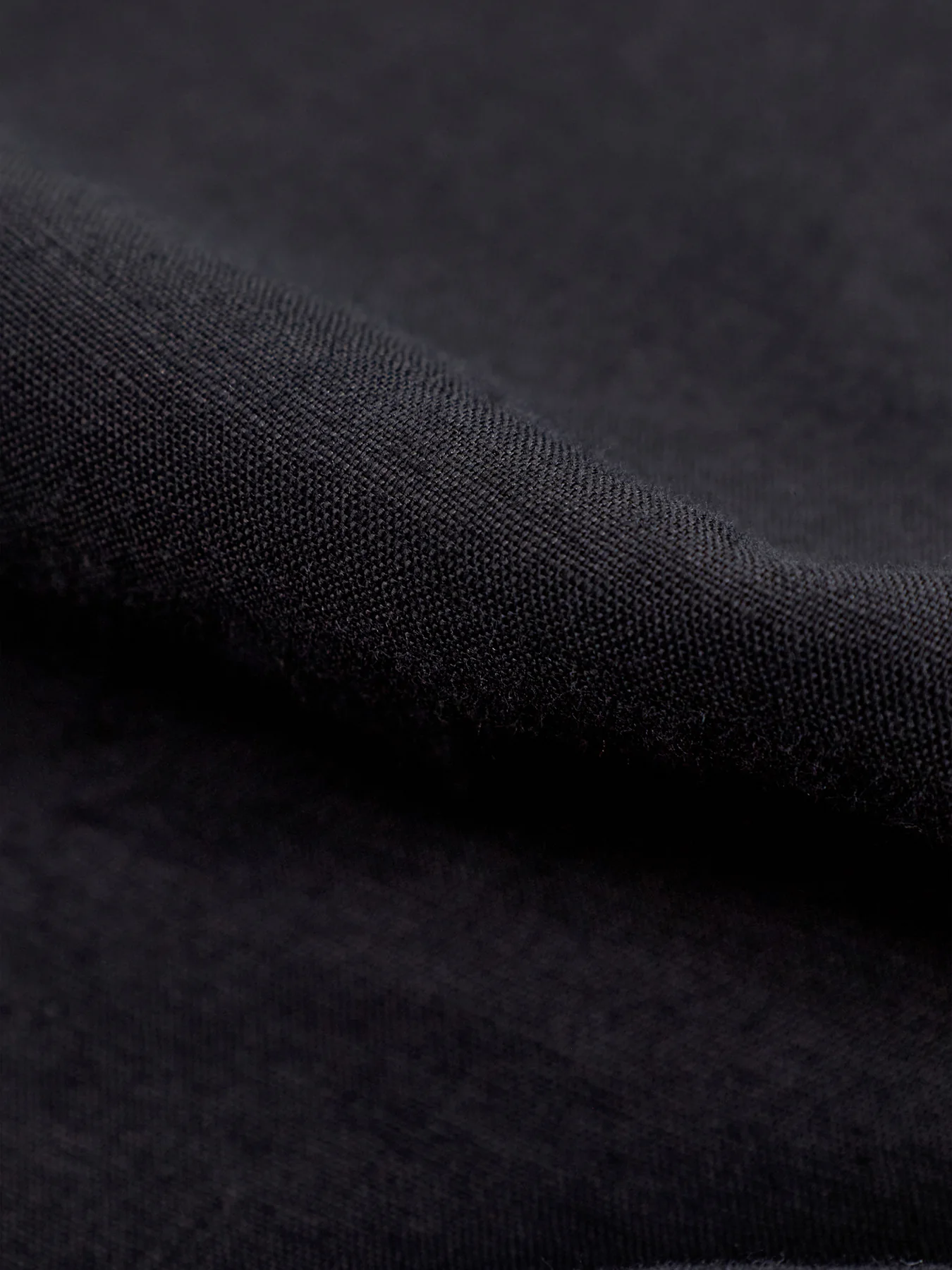 Clay Linen Blend Shirt Black - Image 3