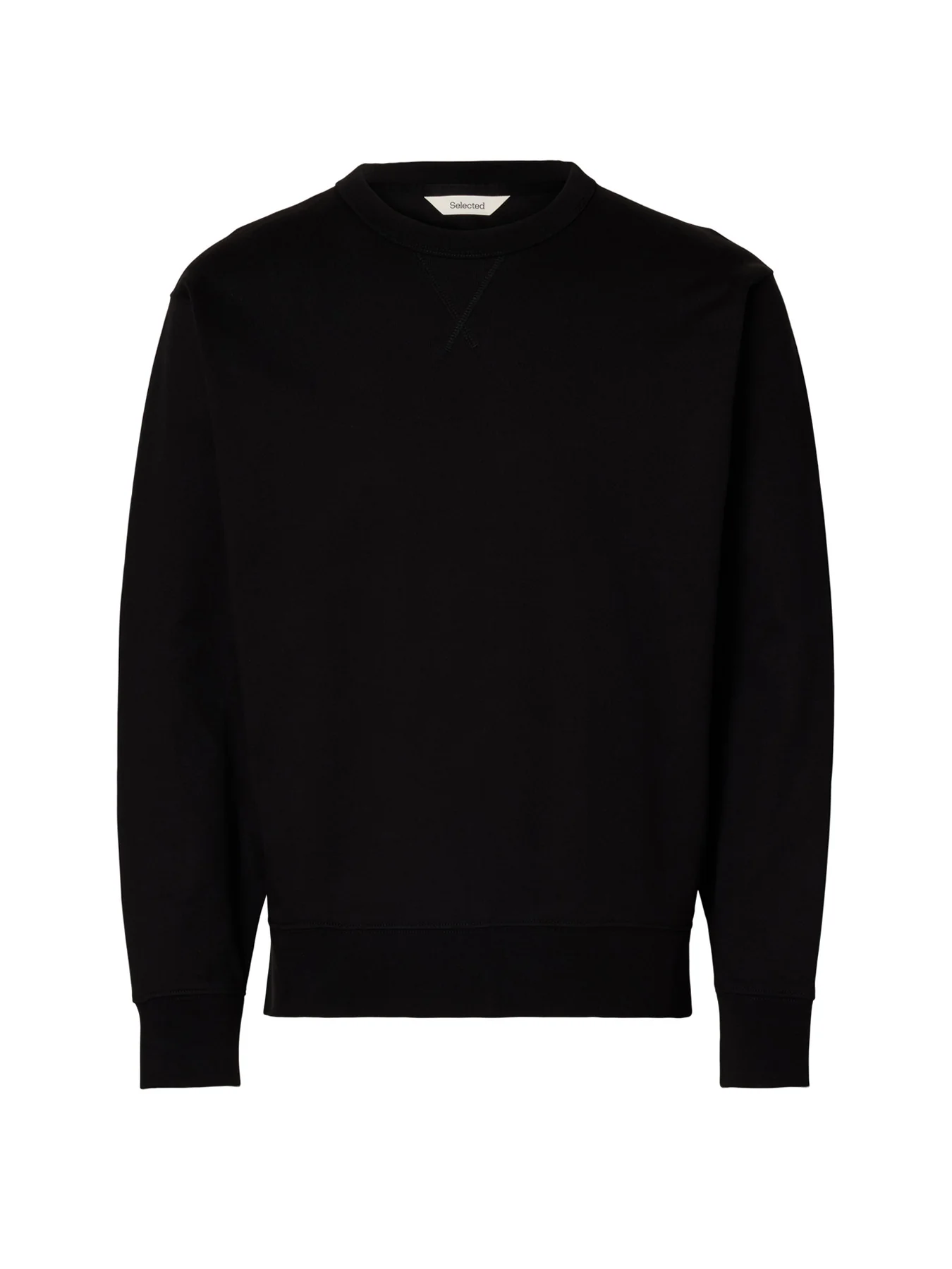 Crew Neck Sweatshirt Black