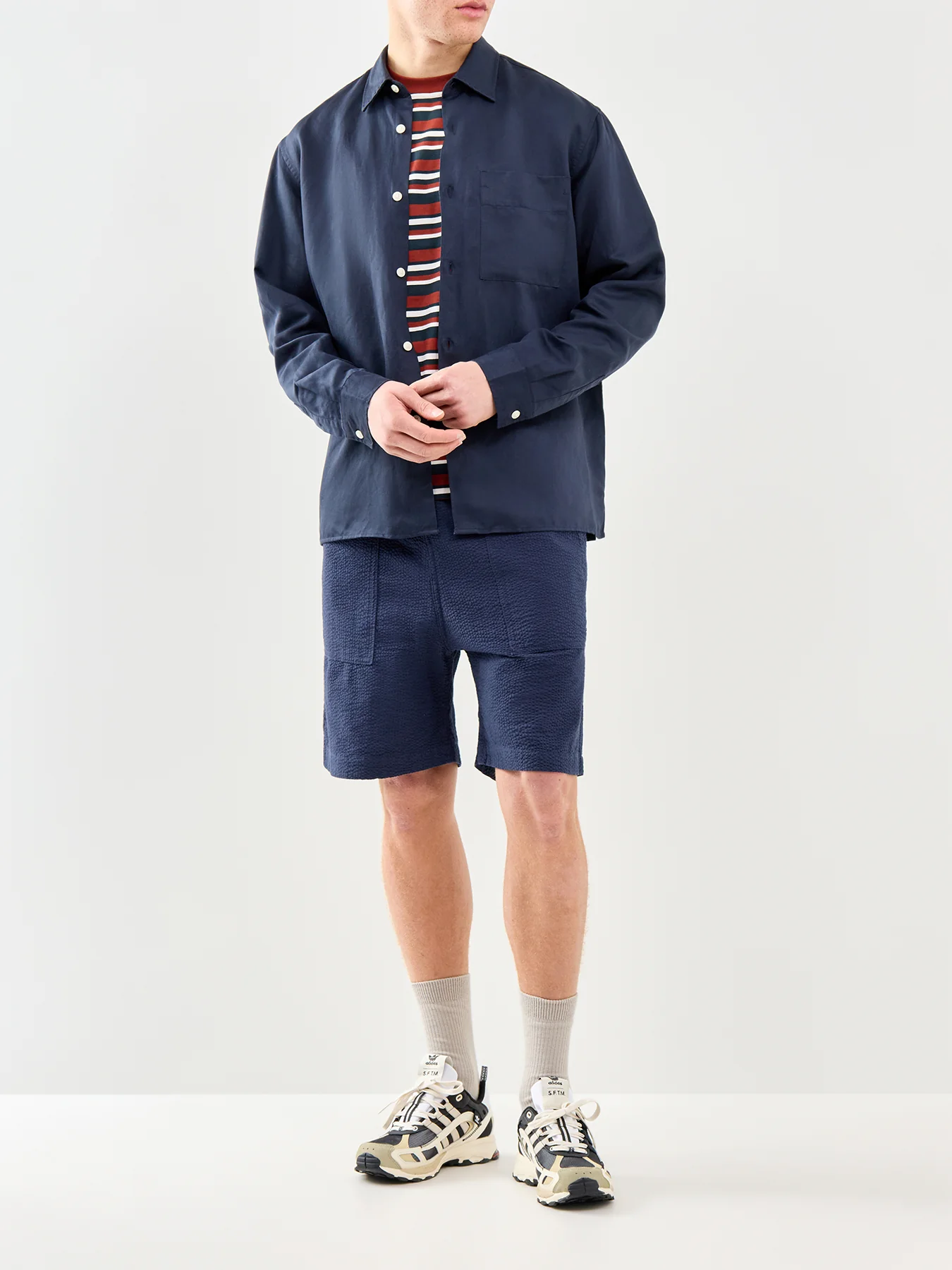 Long Sleeve Shirt Navy - Image 2