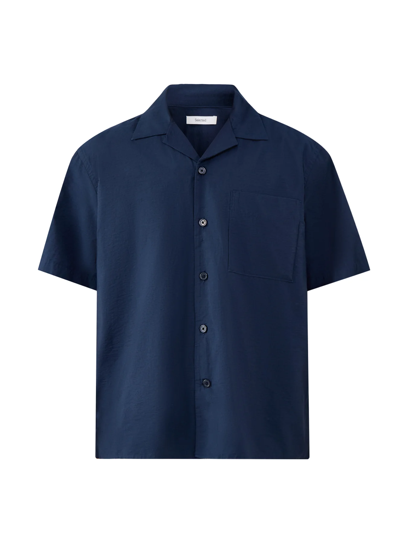 Slhrlxotis Light Cotton Blend Ss Shirt