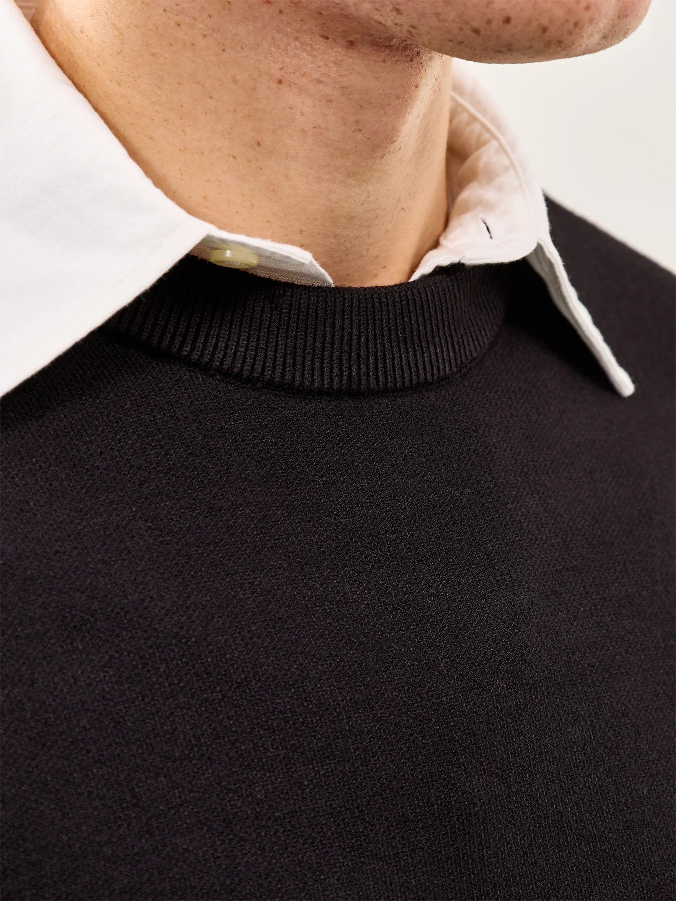 Teller Relaxed Crew Neck Sweatshirt Black - Image 3