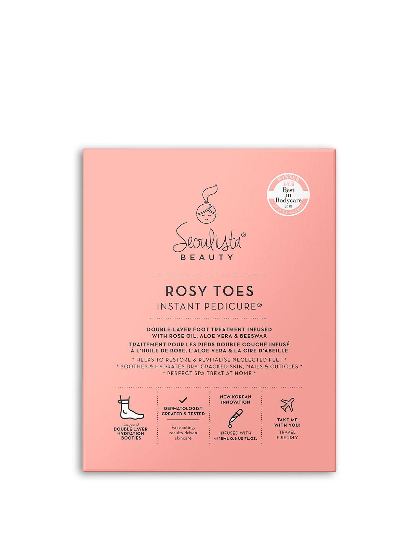 Rosy Toes Instant Pedicure