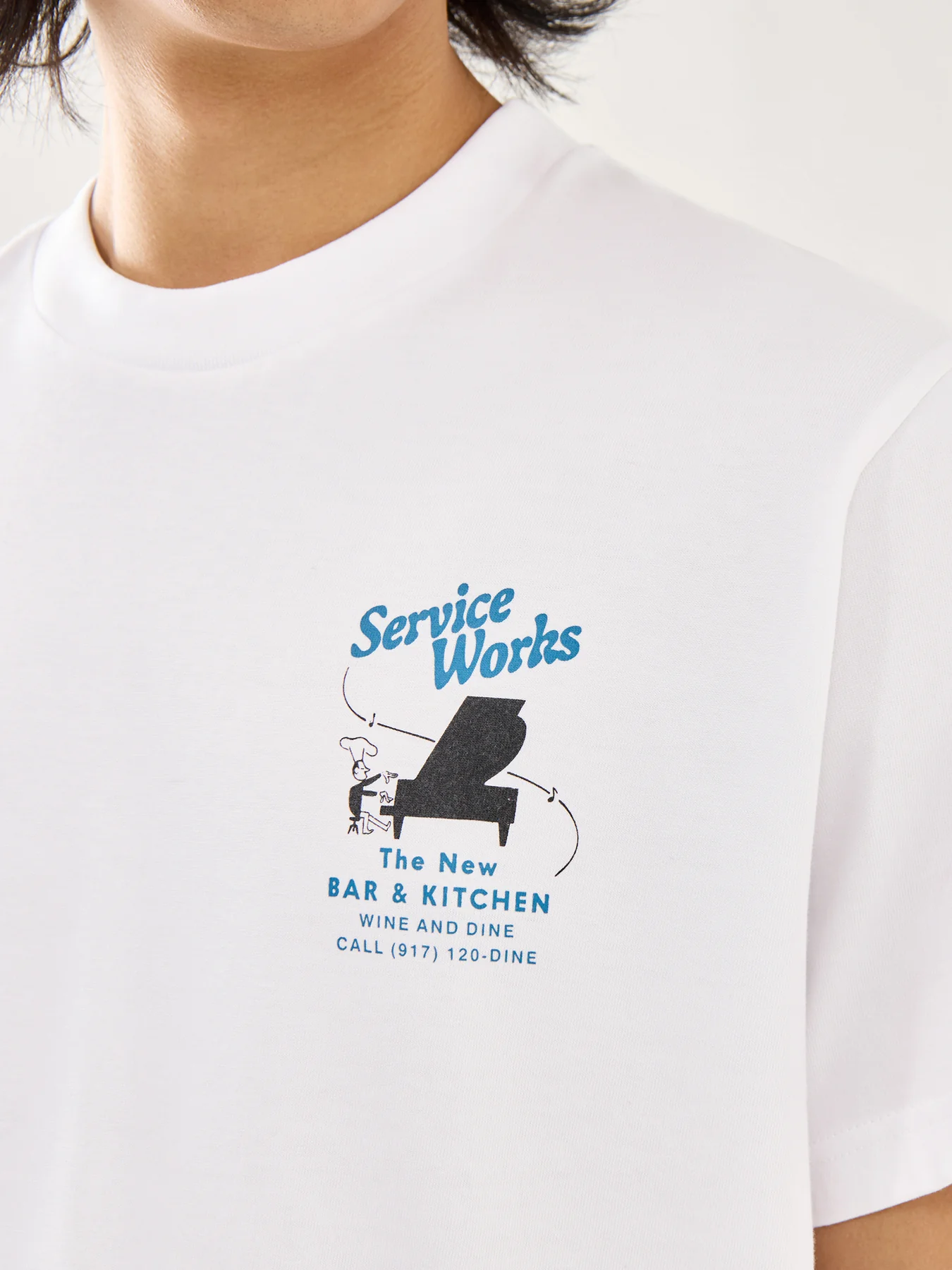 Bar + Kitchen Tee White - Image 3