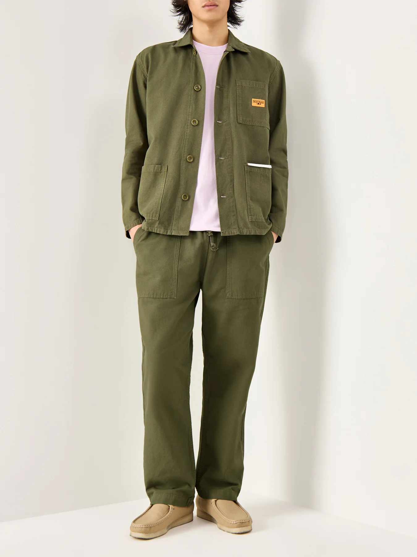 Classic Chef Pants Olive - Image 2