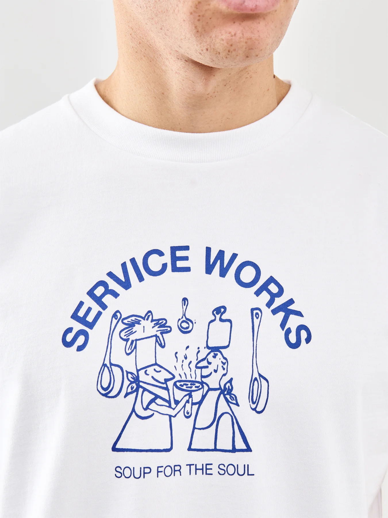 Soup For The Soul T-Shirt White - Image 3