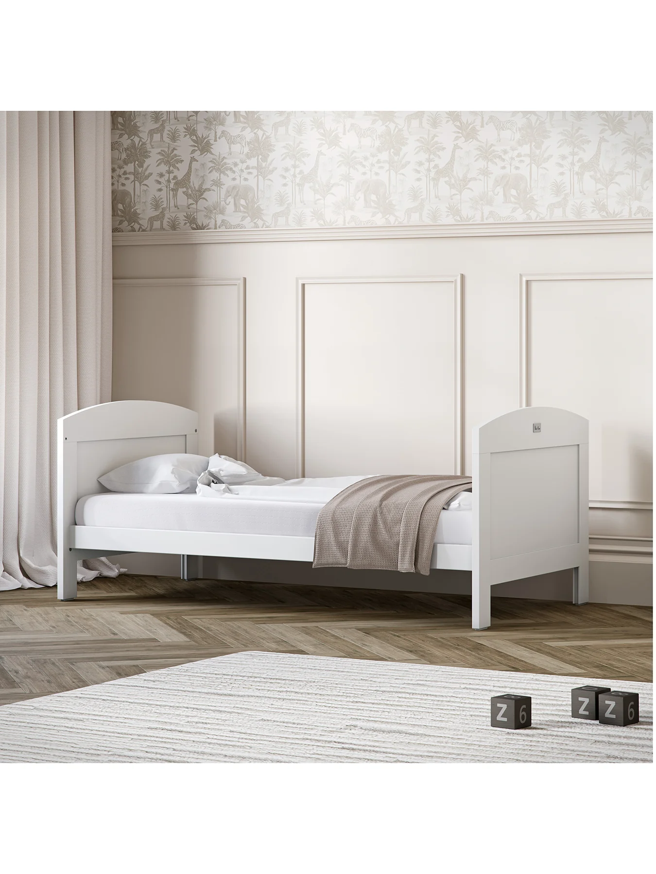 Valencia Cot Bed Ash White - Image 4