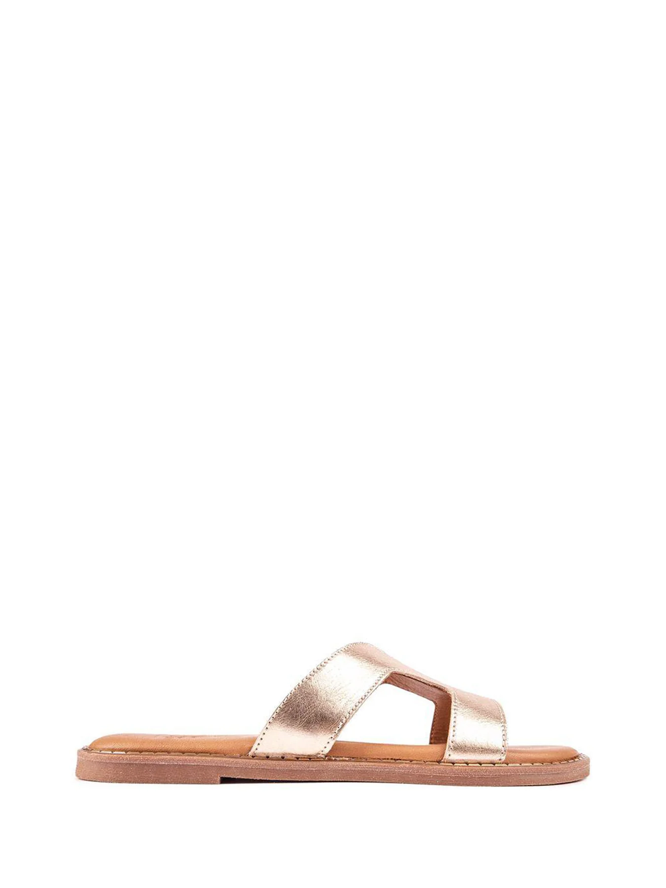 Noor Slide Sandals Gold