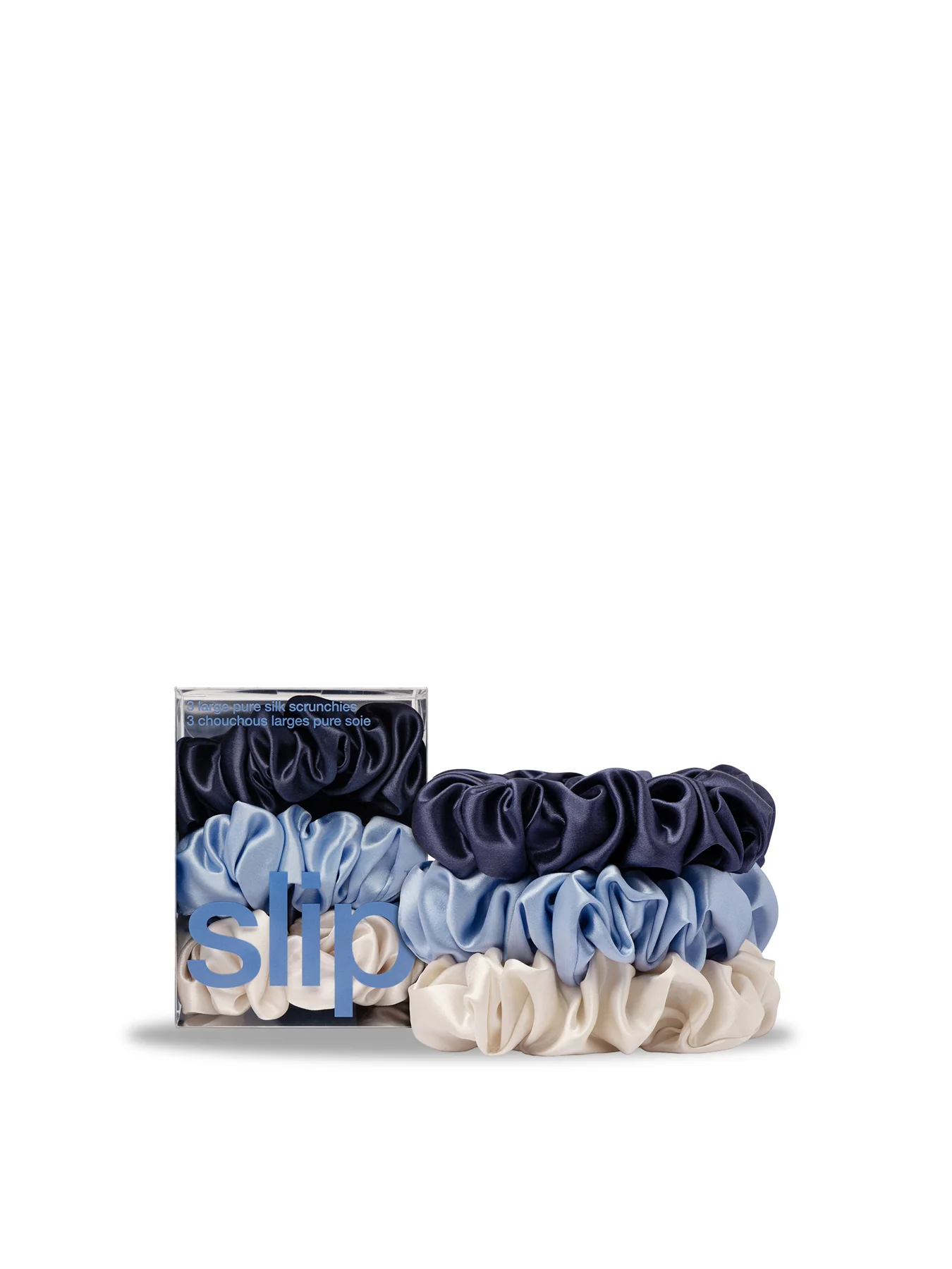 Pure Silk Large Scrunchies