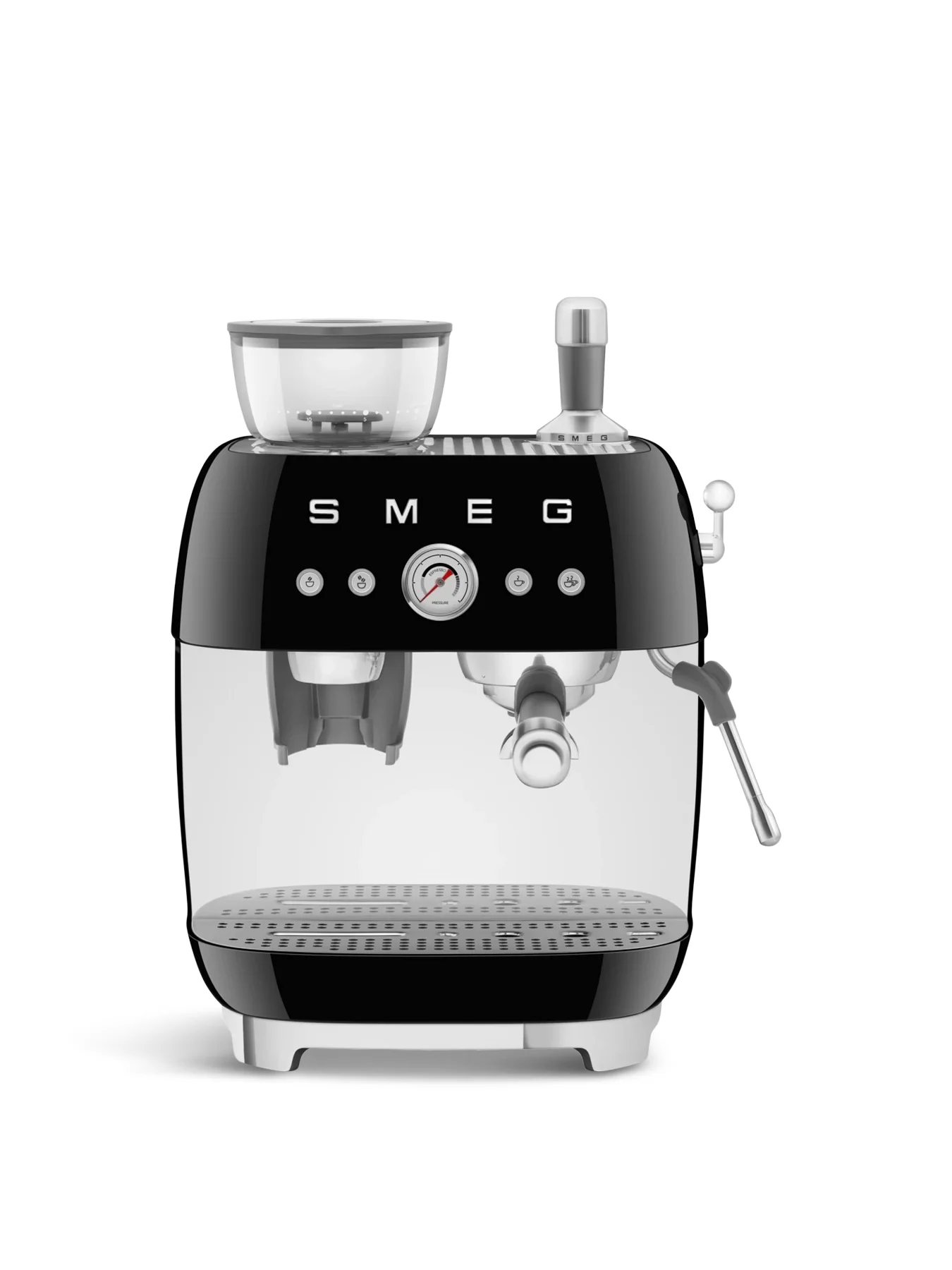 Espresso Coffee Machine with Grinder Black - Image 9