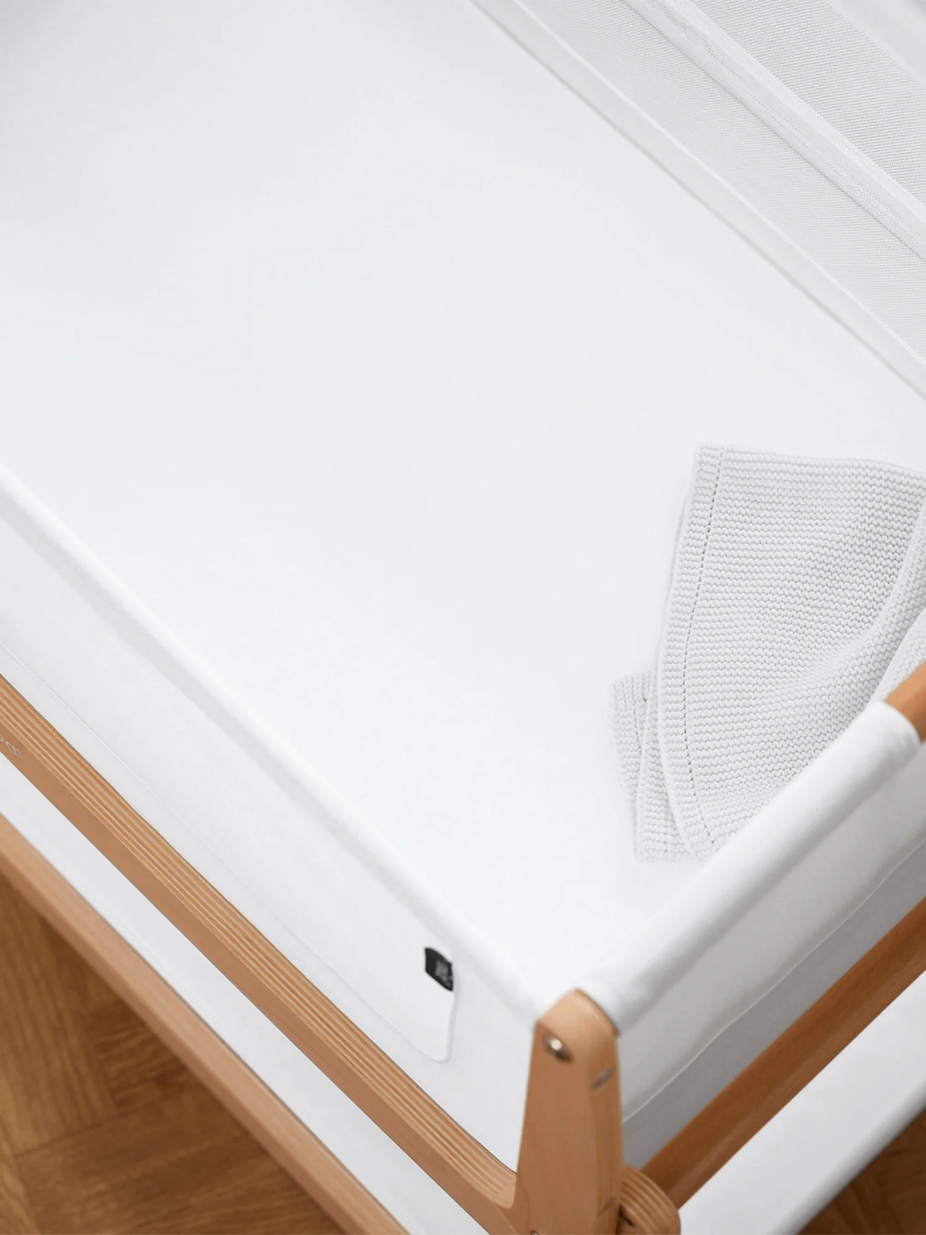 Crib Fitted Sheets 2-Pack White - Image 2