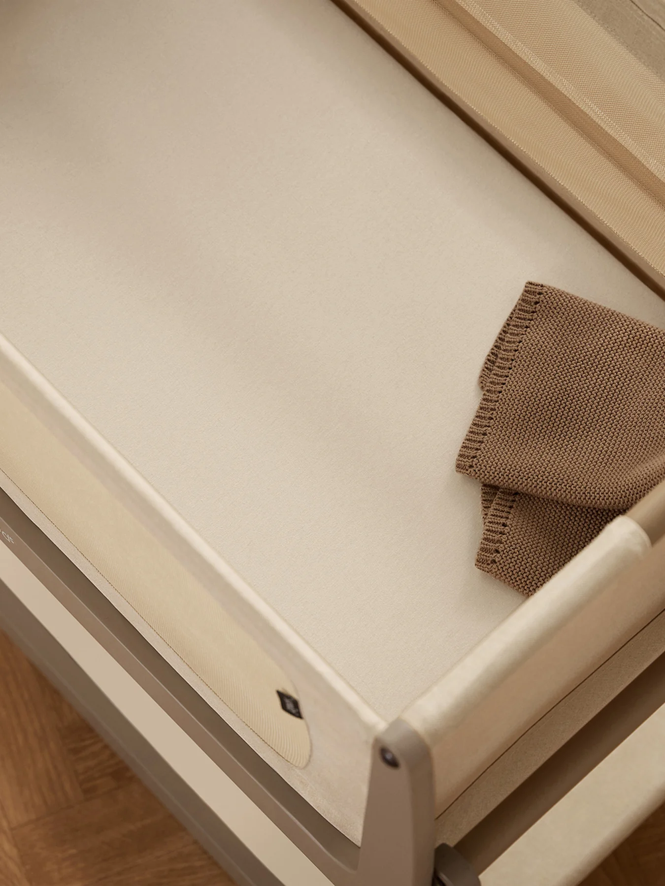 Brown Cotton 2 Pack Crib Fitted Sheets - Image 2