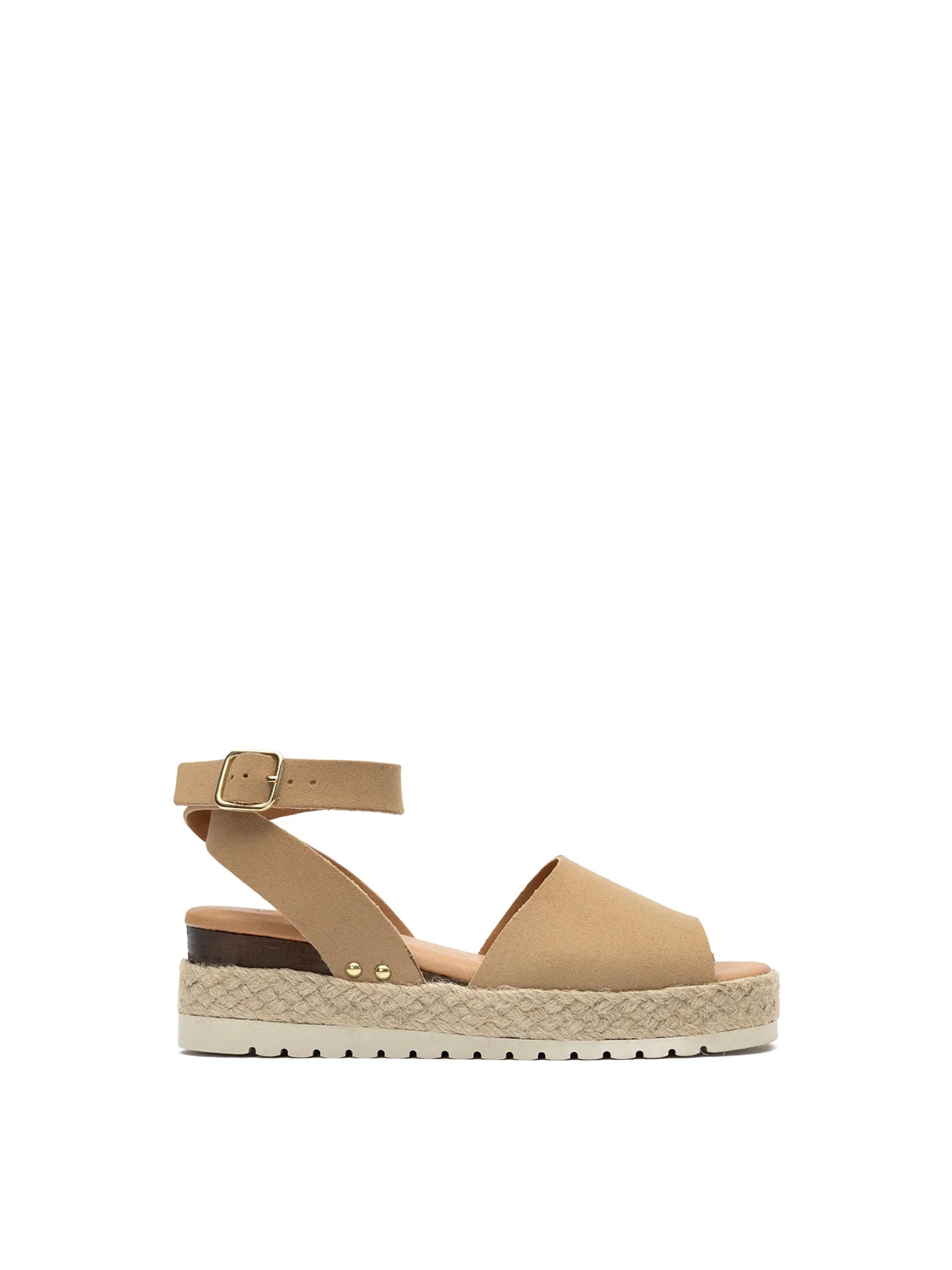 Womens V.GAN Vegan Dragon Espadrille Synthetic Sandals Taupe