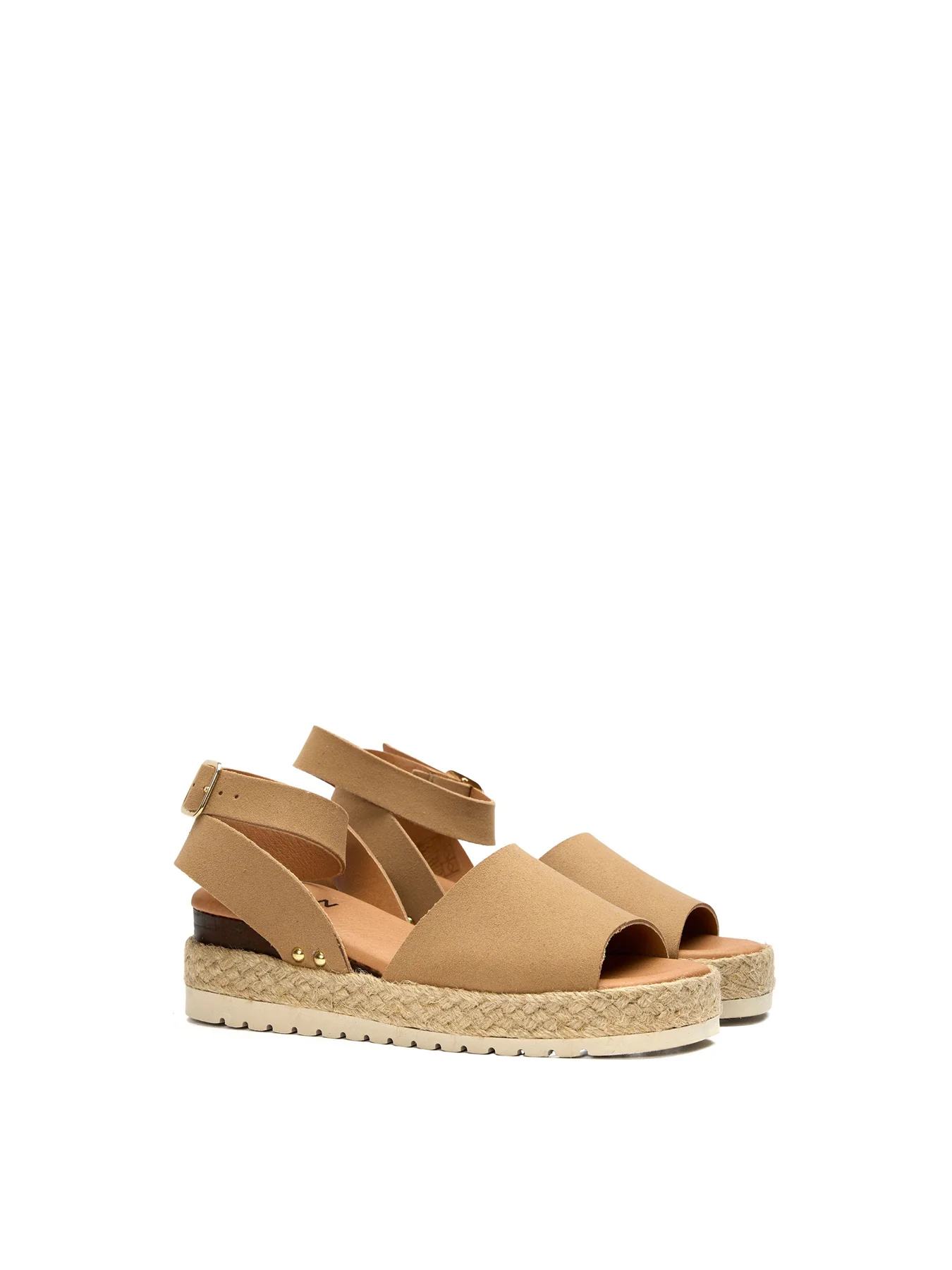 Womens V.GAN Vegan Dragon Espadrille Synthetic Sandals Taupe - Image 3