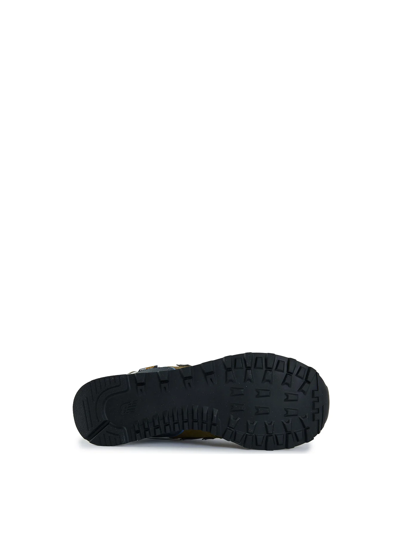 Mens NEW BALANCE 574 Suede Trainers Green - Image 4