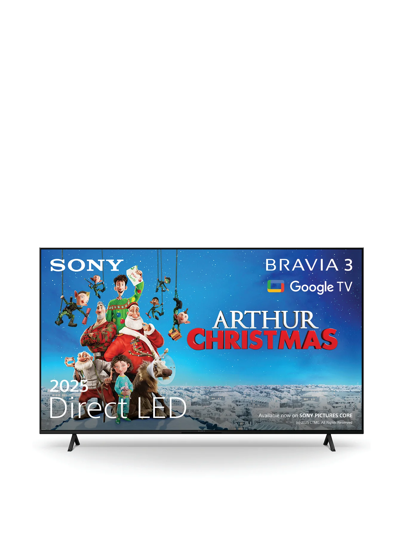 K43S38B 43 Inch Bravia 3 LED HDR 4K ULTRA HD Smart TV (2025)