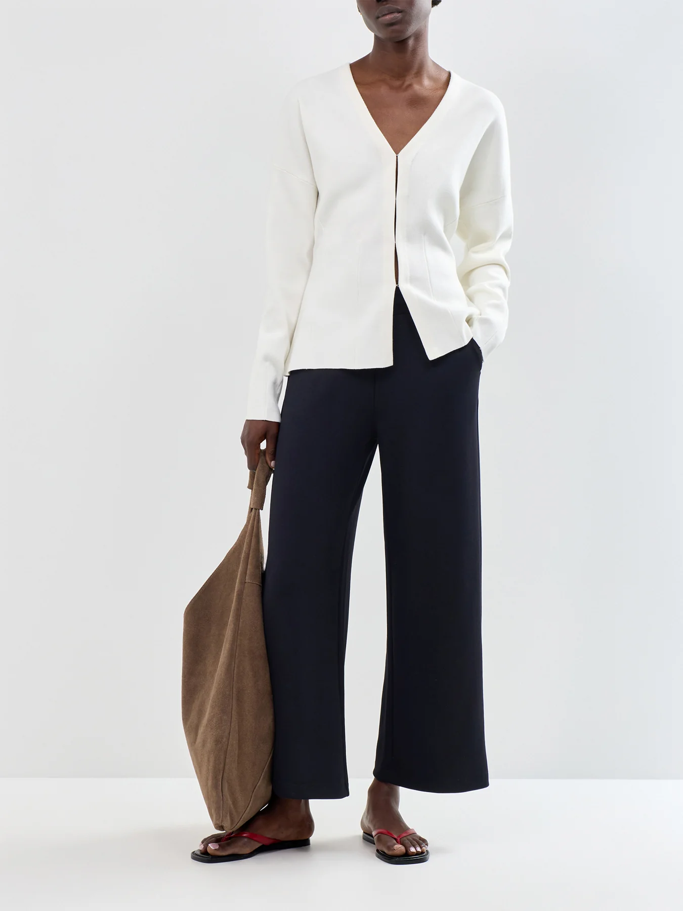Banu Wide Leg Trousers Black - Image 2