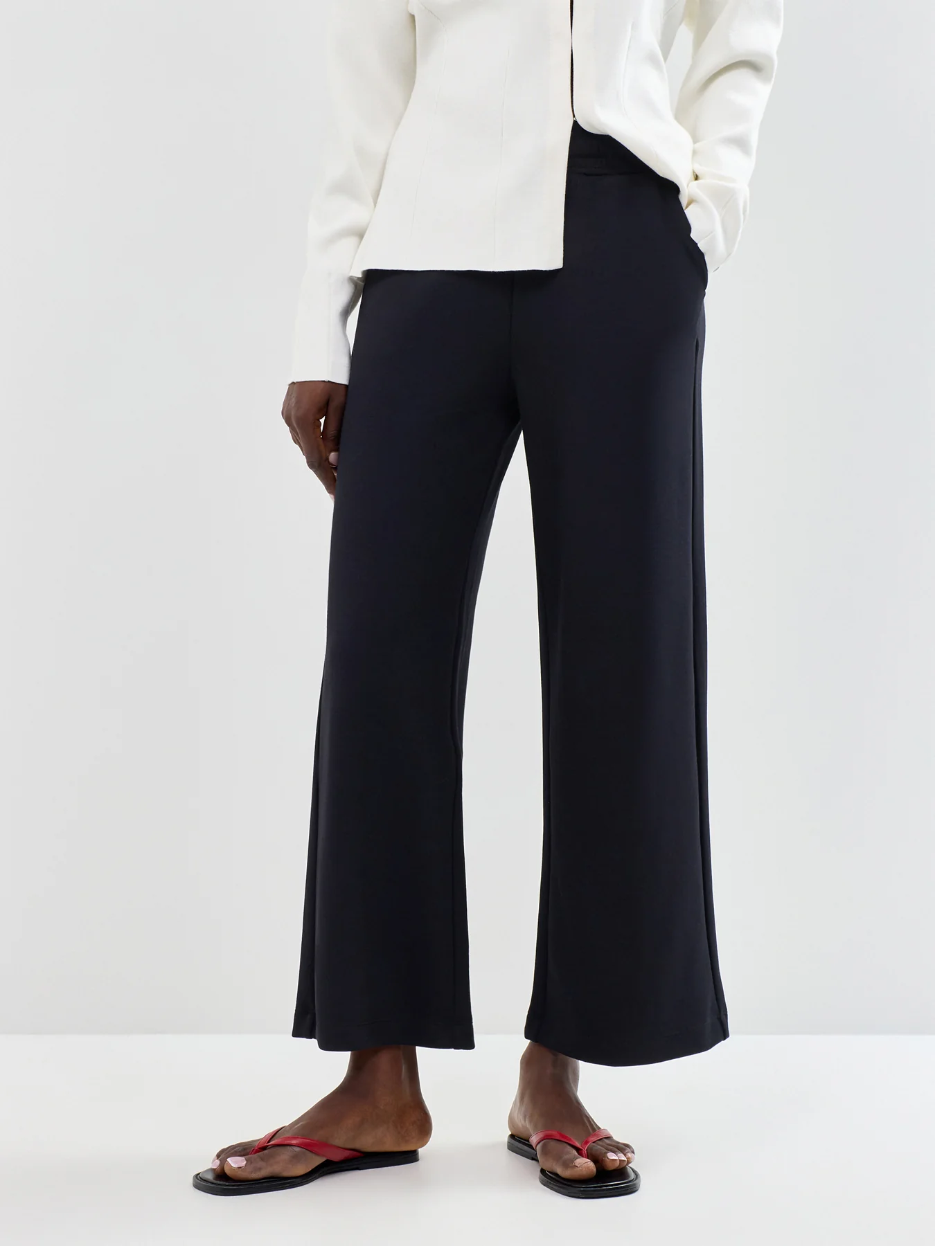 Banu Wide Leg Trousers Black - Image 4