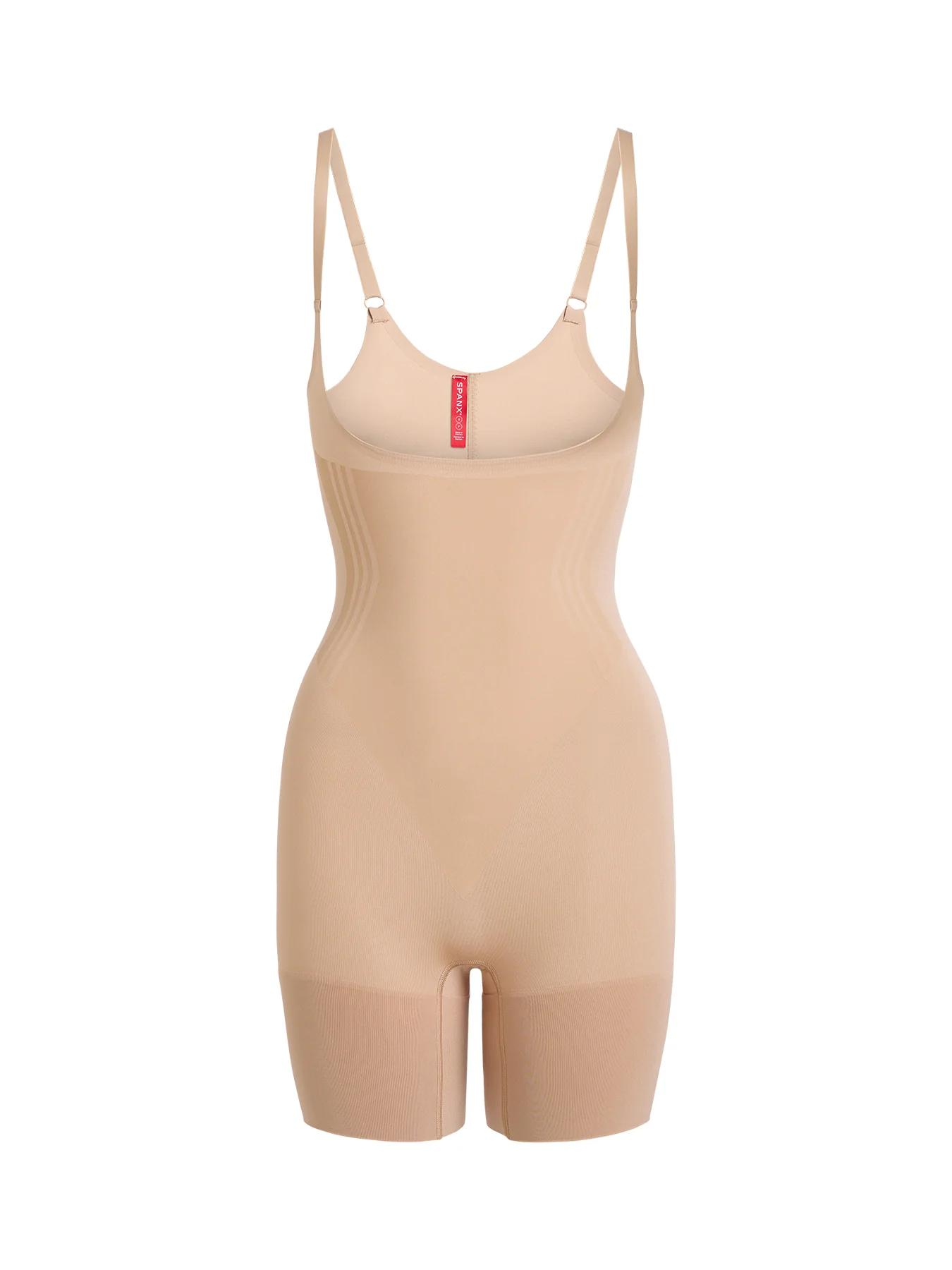 GoFigure Sculpting Open Bust Bodysuit Nude