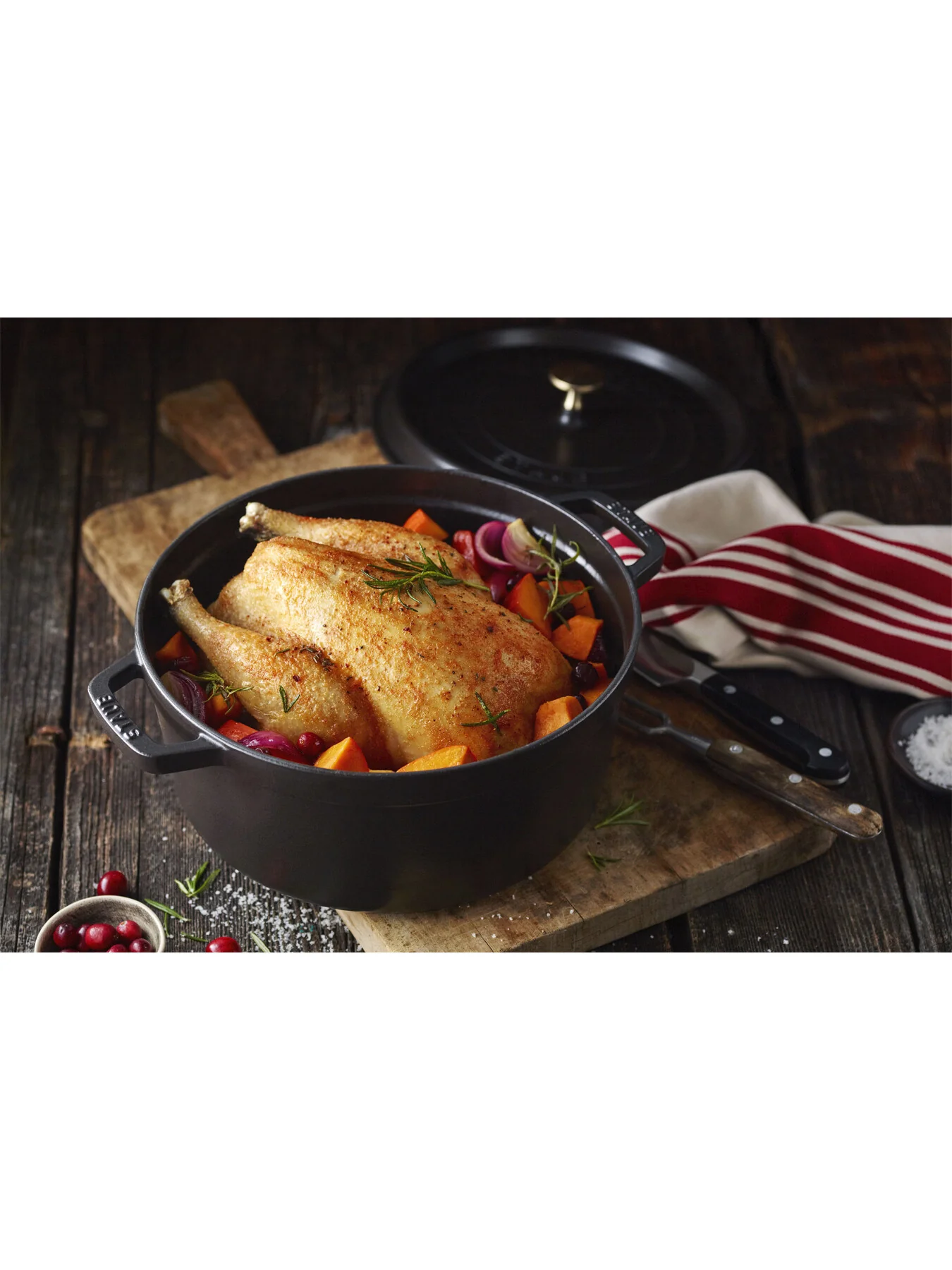 Round Cast Iron Cocotte - Image 5