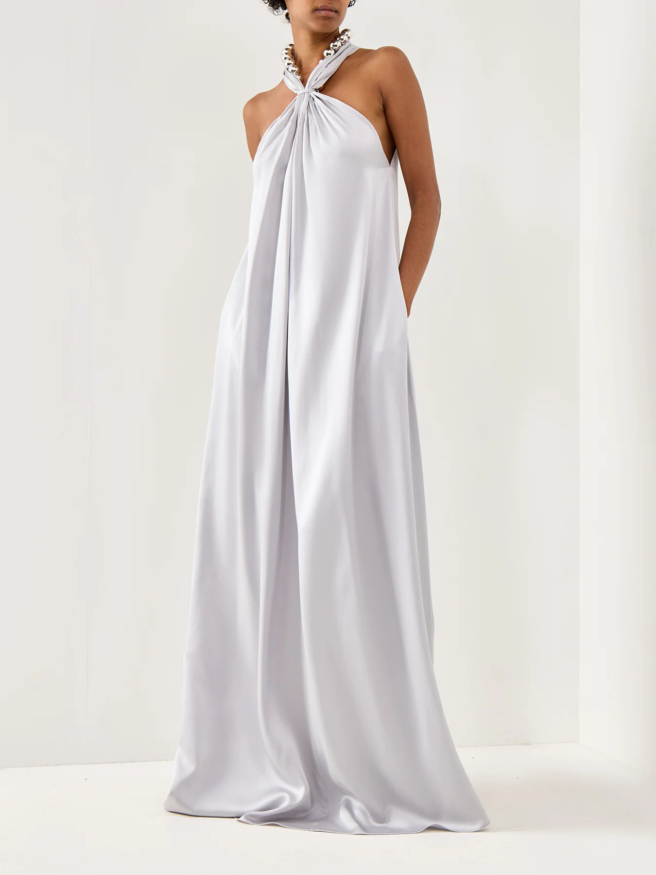 Sphere Emb Gown Pearl Blue Pearl Blue - Image 2
