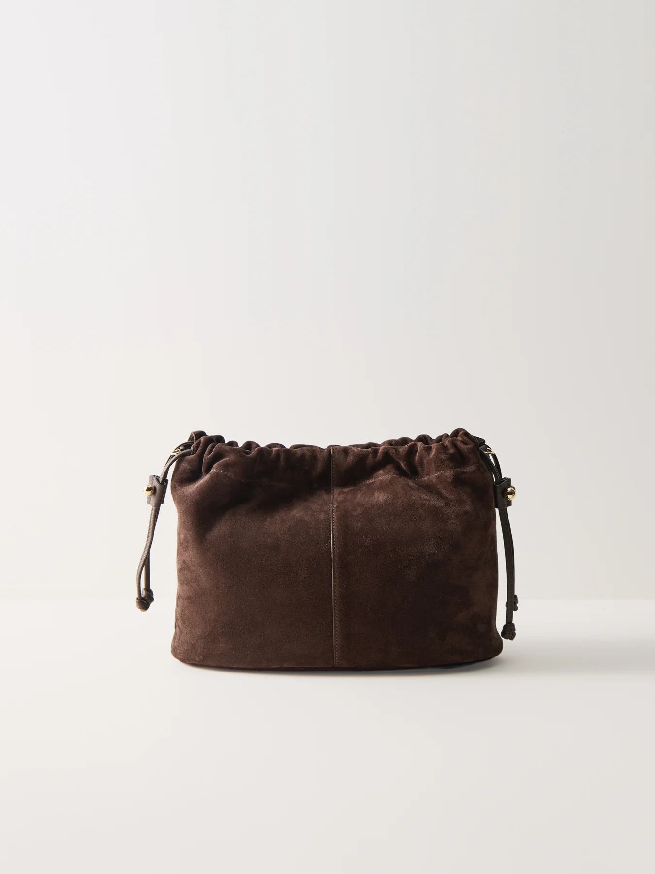 Charlotte Midi Suede Bag Chocolate - Image 3