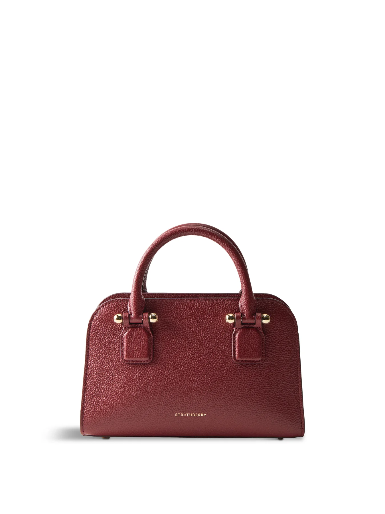 Georgia Mini Leather Tote Oxblood