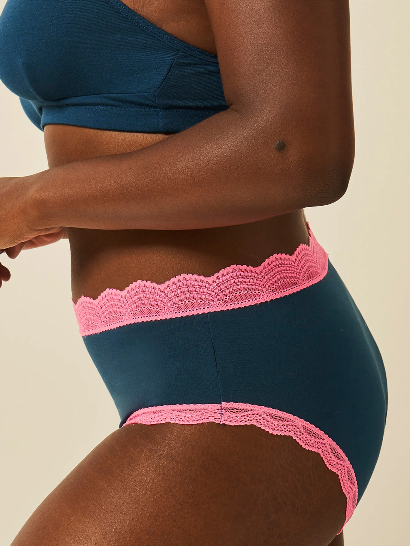 High Rise Knicker Blue - Image 4