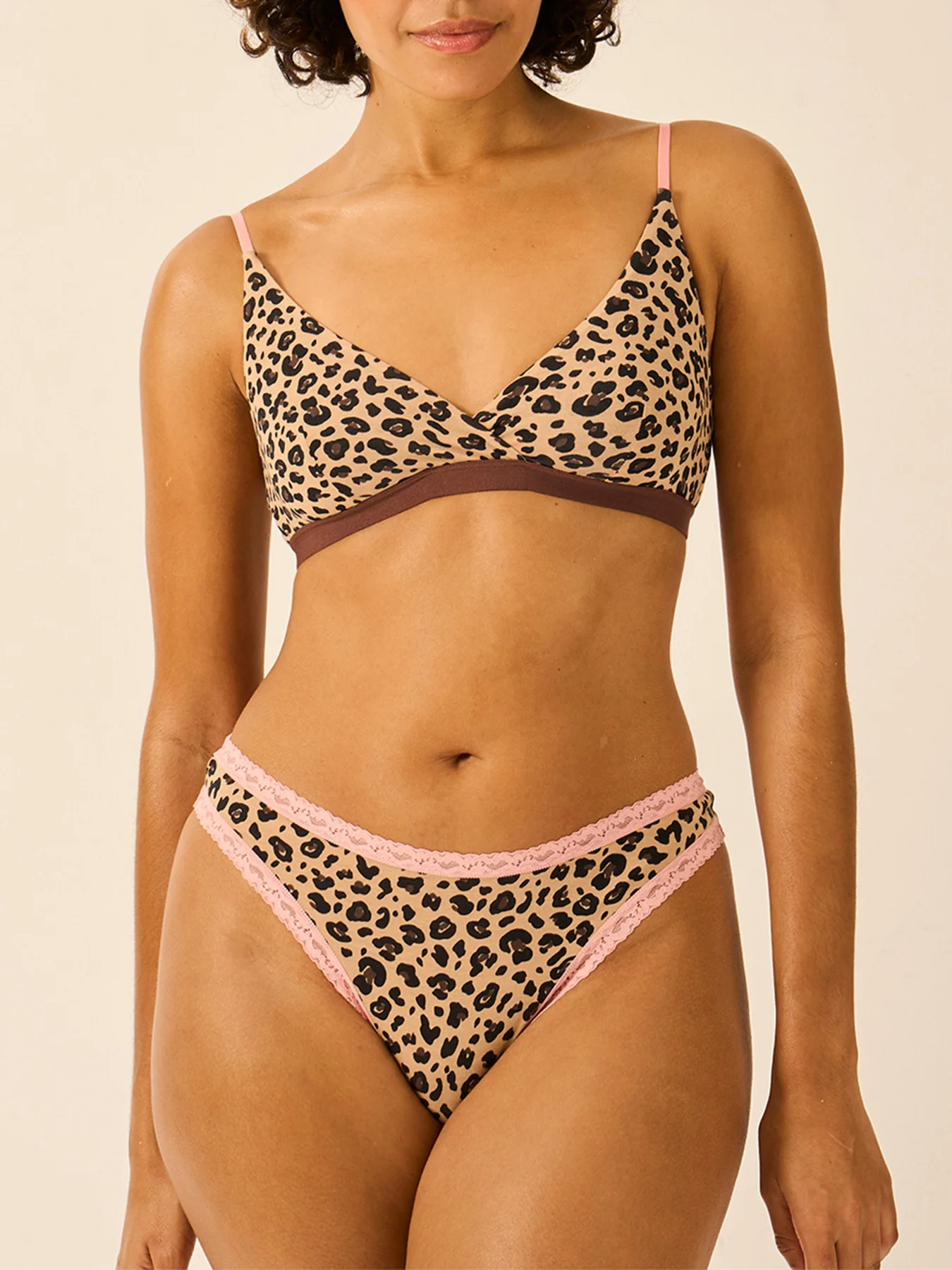 Thong Peach Latte Leopard - Image 2