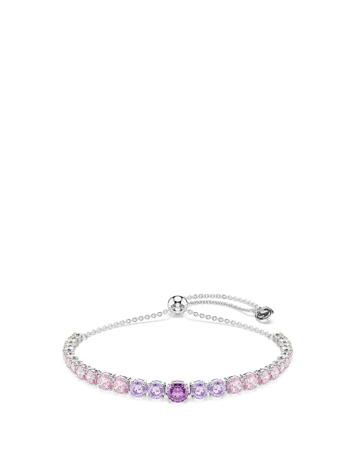 Hyperbola Crystal Bracelet Purple