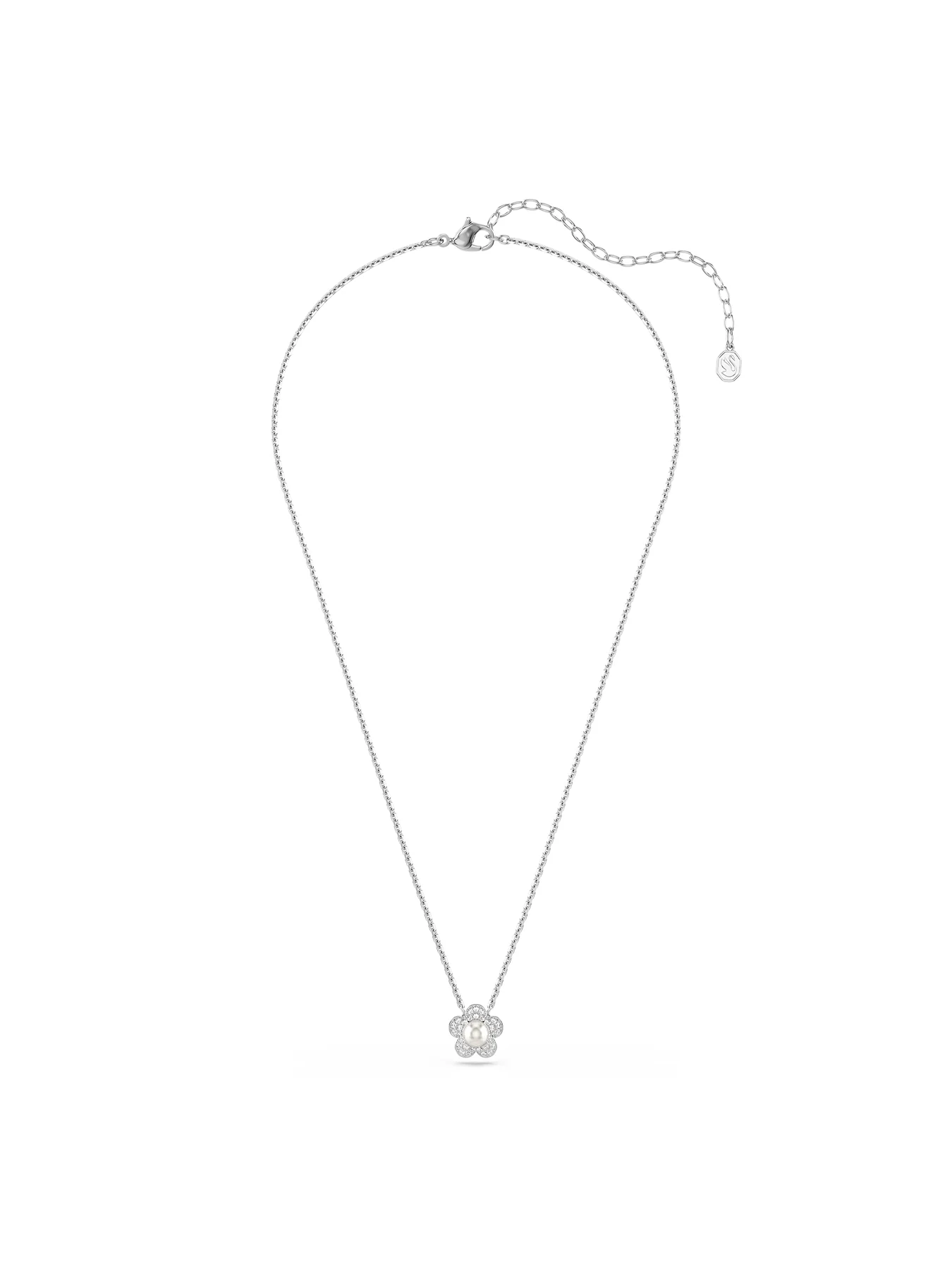 Crystal Heart Charm Pendant Gold Tone - Image 2