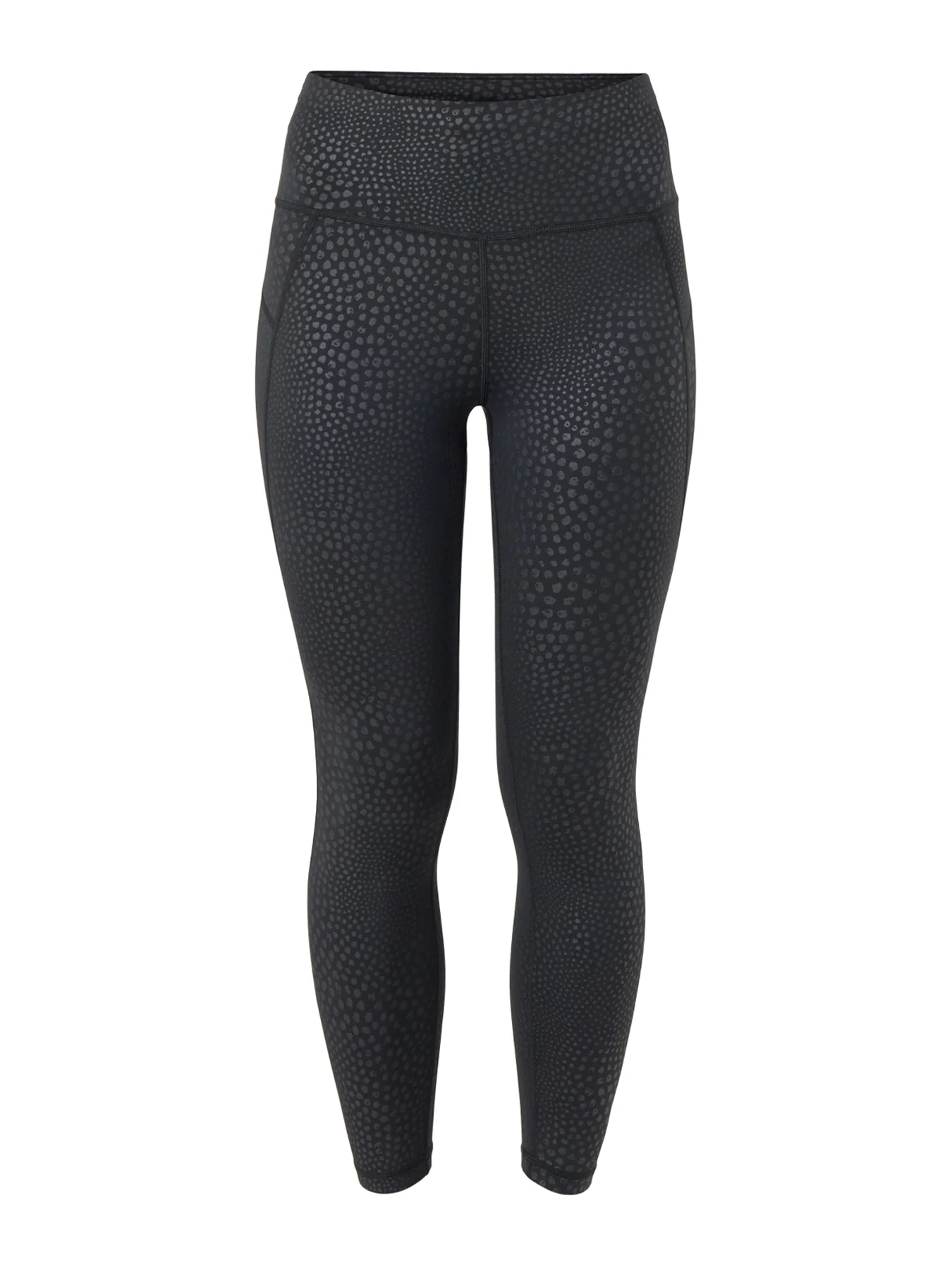 All Day 7/8 Embossed Leggings Black