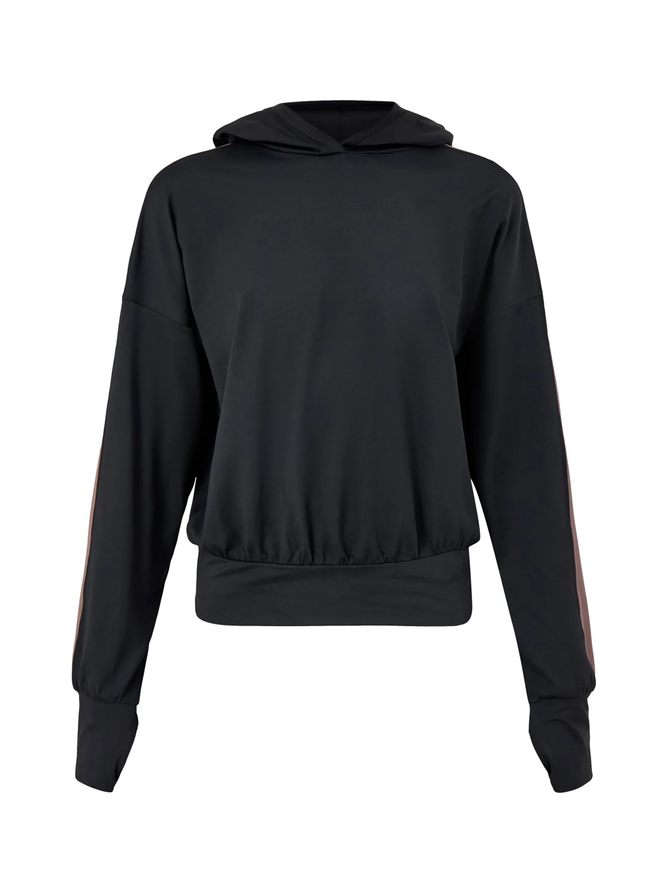 All Day Side Stripe Hoodie Black