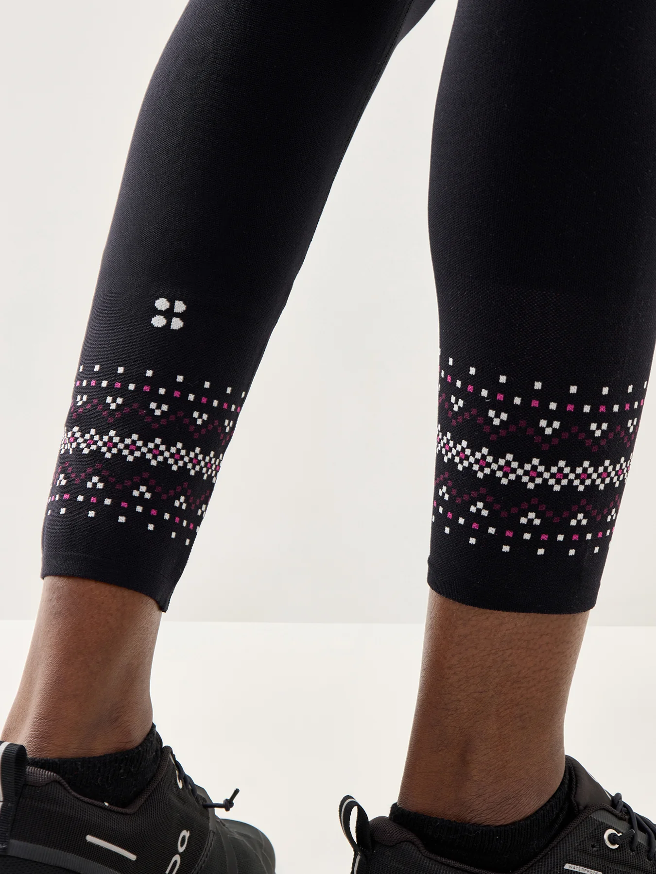Fairisle Novelty Base Layer Legging Black - Image 3