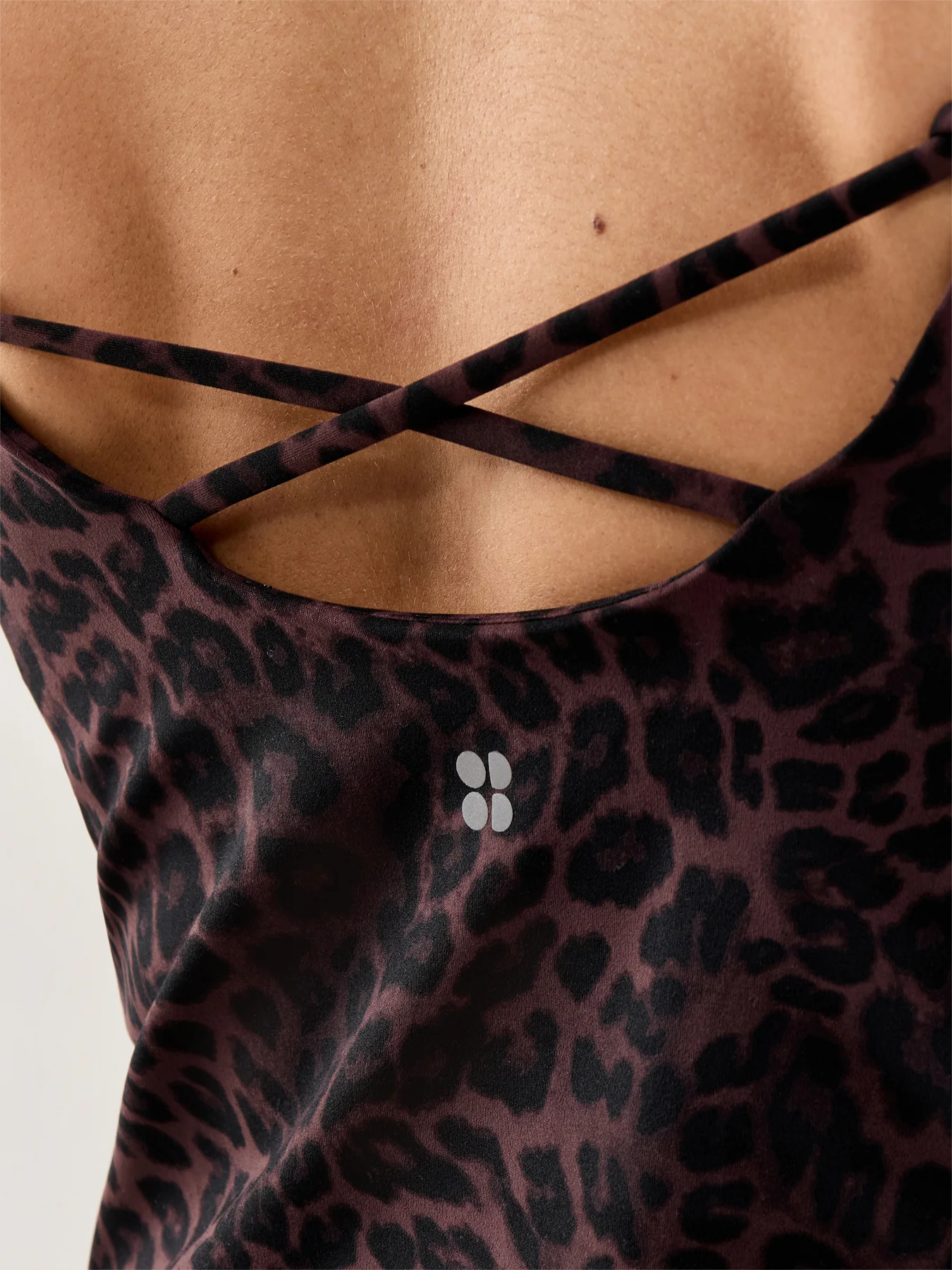 Ultimate Studio Twin Strap Bra Tank Brown - Image 3