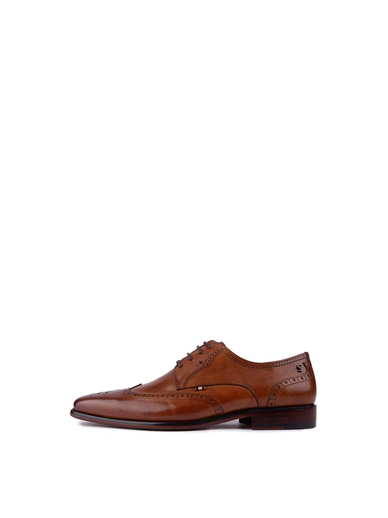 Beagle Leather Derby Shoes Tan - Image 2