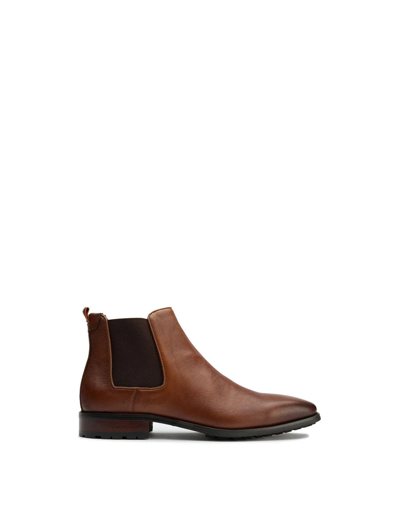 Clover Leather Chelsea Boots Tan