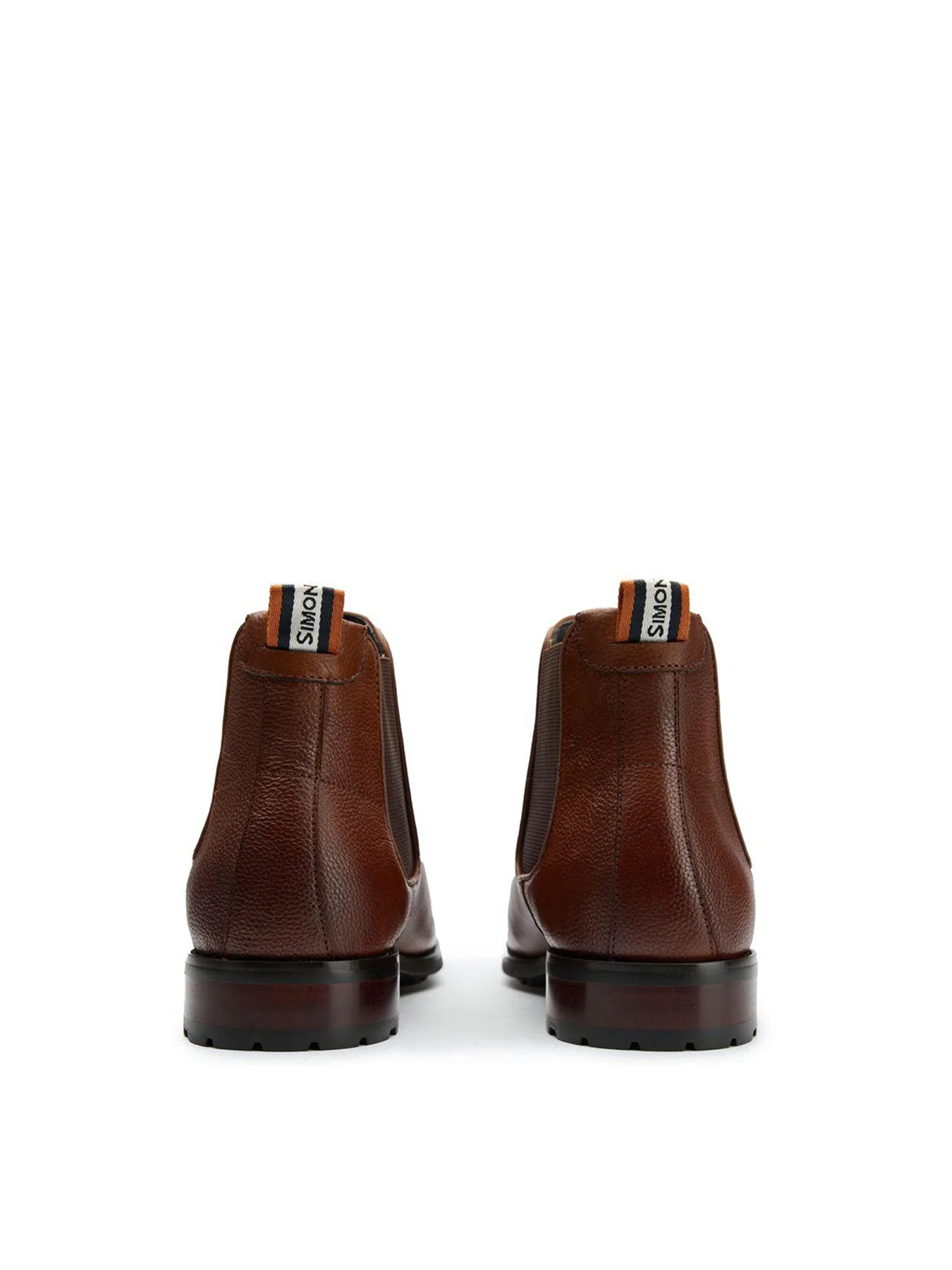 Clover Leather Chelsea Boots Tan - Image 2